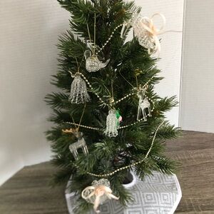 Vtg Spun Glass Ornaments